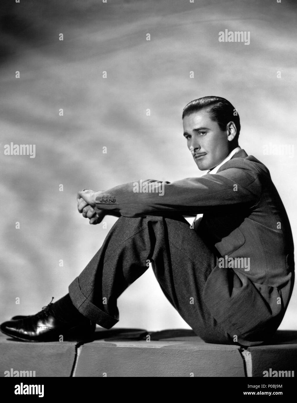 Stelle: Errol Flynn. Foto Stock