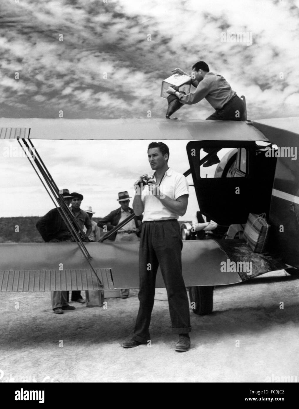 Stelle: Errol Flynn. Foto Stock