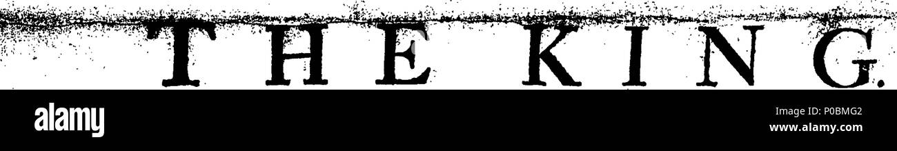 . Inglese: Fleuron dal libro: un seasonable lettera al re. 186 Un seasonable lettera al re. Fleuron T092413-2 Foto Stock