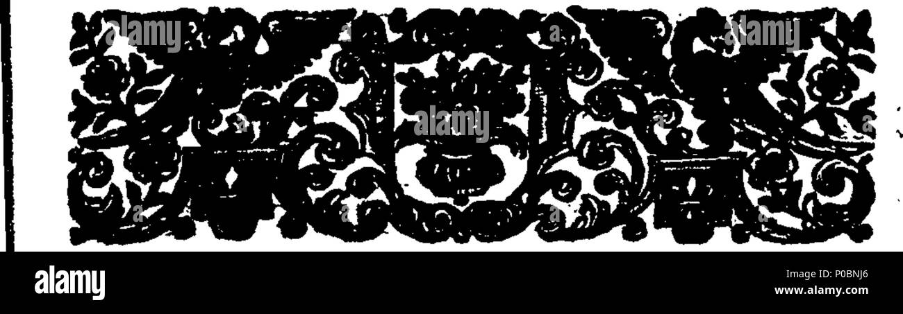. Inglese: Fleuron dal libro: selezionare una raccolta di sermoni catholick, predicare'd prima che le Loro Maestà il Re James II. Maria Queen-Consort, Catherine Queen-Dowager, &c. ... Dal Reverendissimi Padri Ayray, Betham, Bix, Codrington, Ellis, Giffard, Godden, Levison, Scarisbrike. 187 una raccolta selezionata di catholick sermoni, predicare'd prima che le loro maestà il re Giacomo II Fleuron T144507-30 Foto Stock