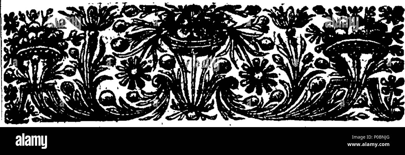 . Inglese: Fleuron dal libro: selezionare una raccolta di sermoni catholick, predicare'd prima che le Loro Maestà il Re James II. Maria Queen-Consort, Catherine Queen-Dowager, &c. ... Dal Reverendissimi Padri Ayray, Betham, Bix, Codrington, Ellis, Giffard, Godden, Levison, Scarisbrike. 187 una raccolta selezionata di catholick sermoni, predicare'd prima che le loro maestà il re Giacomo II Fleuron T144507-33 Foto Stock