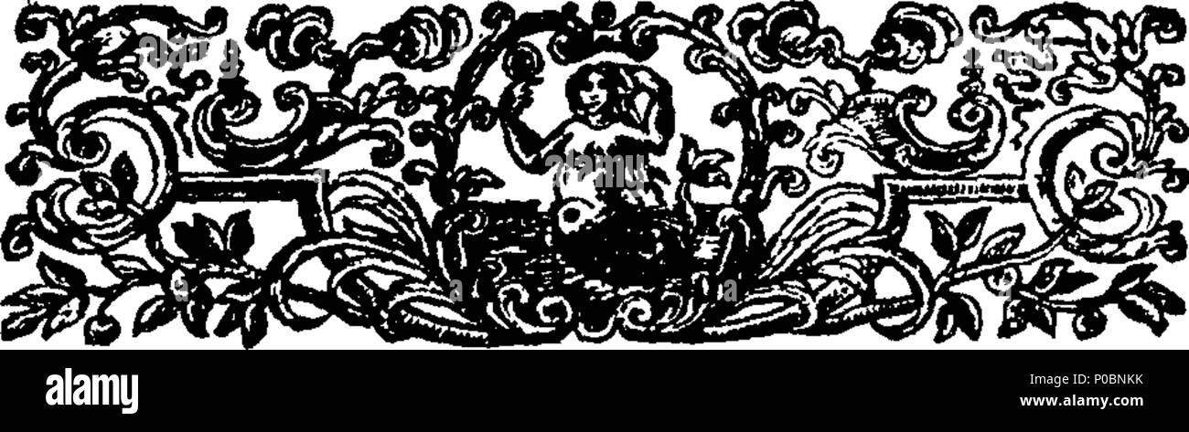 . Inglese: Fleuron dal libro: selezionare una raccolta di sermoni catholick, predicare'd prima che le Loro Maestà il Re James II. Maria Queen-Consort, Catherine Queen-Dowager, &c. ... Dal Reverendissimi Padri Ayray, Betham, Bix, Codrington, Ellis, Giffard, Godden, Levison, Scarisbrike. 187 una raccolta selezionata di catholick sermoni, predicare'd prima che le loro maestà il re Giacomo II Fleuron T144507-47 Foto Stock