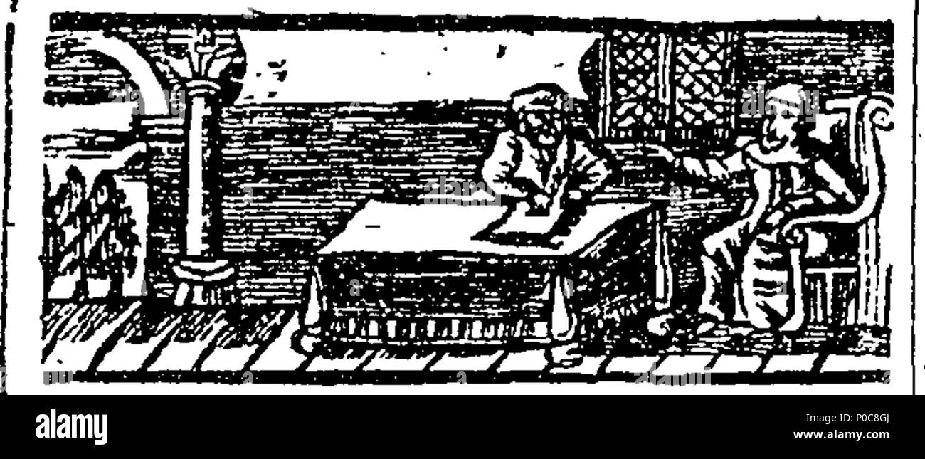 . Inglese: Fleuron dal libro: una relazione della temibile station wagon di Francesco Spira, dopo egli girare'd apostata dalla chiesa protestante a Popery. Come anche la vita miserabile e woful decessi, del sig. Giovanni Bambino, che disperatamente appendere'd se stesso in Brick-Lane, in Spittle-Fields, Londra, 1684. e il sig. Geo. Edwards, fine di Stratford in Essex, che volontariamente sparato a morte, gen. 4, 1704. A cui si aggiungono, K. James il primo profetico della maledizione su qualsiasi della sua razza, che dovrebbero Apostatise alla Chiesa o Roma. Con diversi esempi di Dio i giudizi su altri apostati. Con origene il lamento Foto Stock . Inglese: Fleuron dal libro: una relazione della temibile station wagon di Francesco Spira, dopo egli girare'd apostata dalla chiesa protestante a Popery. Come anche la vita miserabile e woful decessi, del sig. Giovanni Bambino, che disperatamente appendere'd se stesso in Brick-Lane, in Spittle-Fields, Londra, 1684. e il sig. Geo. Edwards, fine di Stratford in Essex, che volontariamente sparato a morte, gen. 4, 1704. A cui si aggiungono, K. James il primo profetico della maledizione su qualsiasi della sua razza, che dovrebbero Apostatise alla Chiesa o Roma. Con diversi esempi di Dio i giudizi su altri apostati. Con origene il lamento Foto Stock