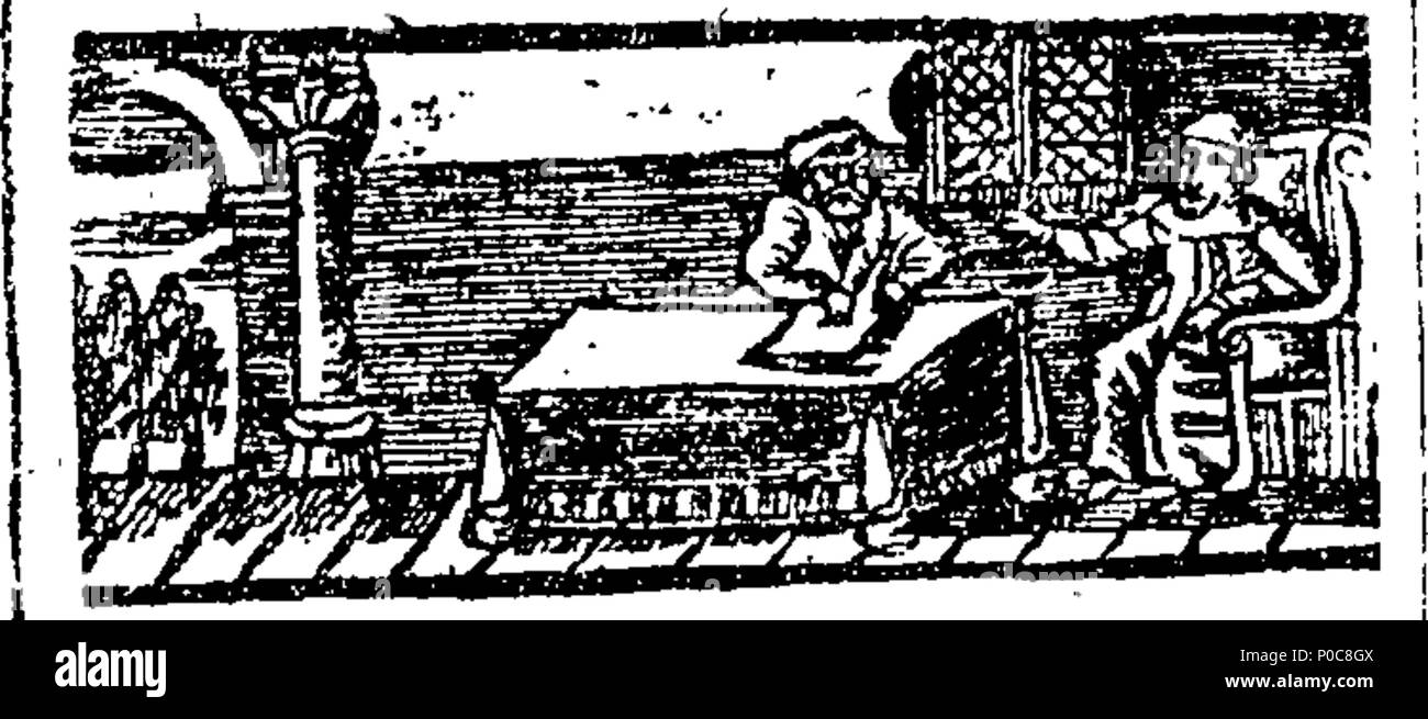 . Inglese: Fleuron dal libro: una relazione della temibile station wagon di Francesco Spira, dopo egli girare'd apostata dalla chiesa protestante a Popery. Come anche la vita miserabile e woful decessi, del sig. Giovanni Bambino, che disperatamente appendere'd se stesso in Brick-Lane, in Spittle-Fields, Londra, 1684. e il sig. Geo. Edwards, fine di Stratford in Essex, che volontariamente sparato a morte, gen. 4, 1704. A cui si aggiungono, K. James il primo profetico della maledizione su qualsiasi della sua razza, che dovrebbero Apostatise alla Chiesa o Roma. Con diversi esempi di Dio i giudizi su altri apostati. Con origene il lamento Foto Stock . Inglese: Fleuron dal libro: una relazione della temibile station wagon di Francesco Spira, dopo egli girare'd apostata dalla chiesa protestante a Popery. Come anche la vita miserabile e woful decessi, del sig. Giovanni Bambino, che disperatamente appendere'd se stesso in Brick-Lane, in Spittle-Fields, Londra, 1684. e il sig. Geo. Edwards, fine di Stratford in Essex, che volontariamente sparato a morte, gen. 4, 1704. A cui si aggiungono, K. James il primo profetico della maledizione su qualsiasi della sua razza, che dovrebbero Apostatise alla Chiesa o Roma. Con diversi esempi di Dio i giudizi su altri apostati. Con origene il lamento Foto Stock