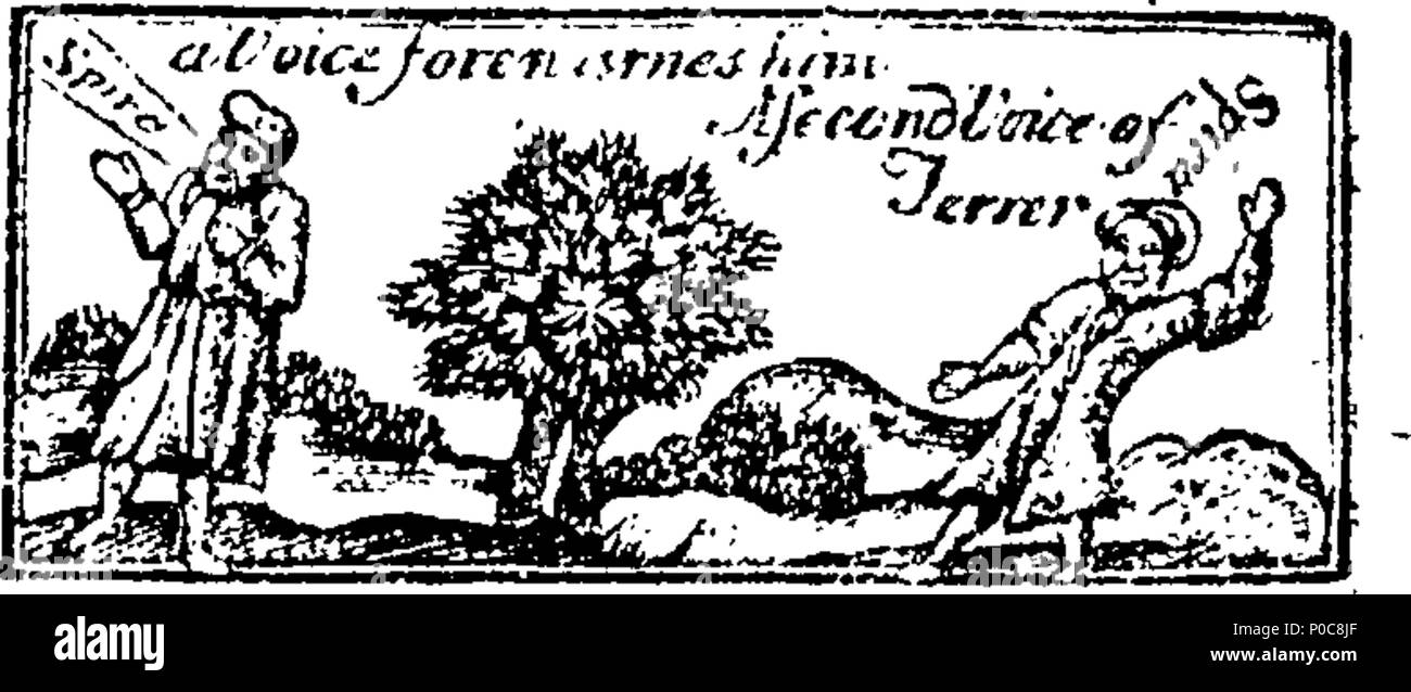 . Inglese: Fleuron dal libro: una relazione della temibile station wagon di Francesco Spira, dopo egli girare'd opostate dalla chiesa protestante a Popery. Anche la vita miserabile e dolenti della morte, del sig. Giovanni Bambino, che disperatamente appendere'd se stesso in Brick-Lane, in Spurle-Fields, Londra, 1664. e il sig. Geo. Edwards, fine di Stratford in Essex, che volontariamente sparato a morte, gen. 4, 1704. A cui si aggiunge, Re Giacomo il primo profetico della maledizione su qualsiasi della sua razza, che dovrebbero Apostatle alla Chiesa di Roma. Con diversi esempi di Dio i giudizi su altri apostati. Con Origene il lamento. Foto Stock . Inglese: Fleuron dal libro: una relazione della temibile station wagon di Francesco Spira, dopo egli girare'd opostate dalla chiesa protestante a Popery. Anche la vita miserabile e dolenti della morte, del sig. Giovanni Bambino, che disperatamente appendere'd se stesso in Brick-Lane, in Spurle-Fields, Londra, 1664. e il sig. Geo. Edwards, fine di Stratford in Essex, che volontariamente sparato a morte, gen. 4, 1704. A cui si aggiunge, Re Giacomo il primo profetico della maledizione su qualsiasi della sua razza, che dovrebbero Apostatle alla Chiesa di Roma. Con diversi esempi di Dio i giudizi su altri apostati. Con Origene il lamento. Foto Stock