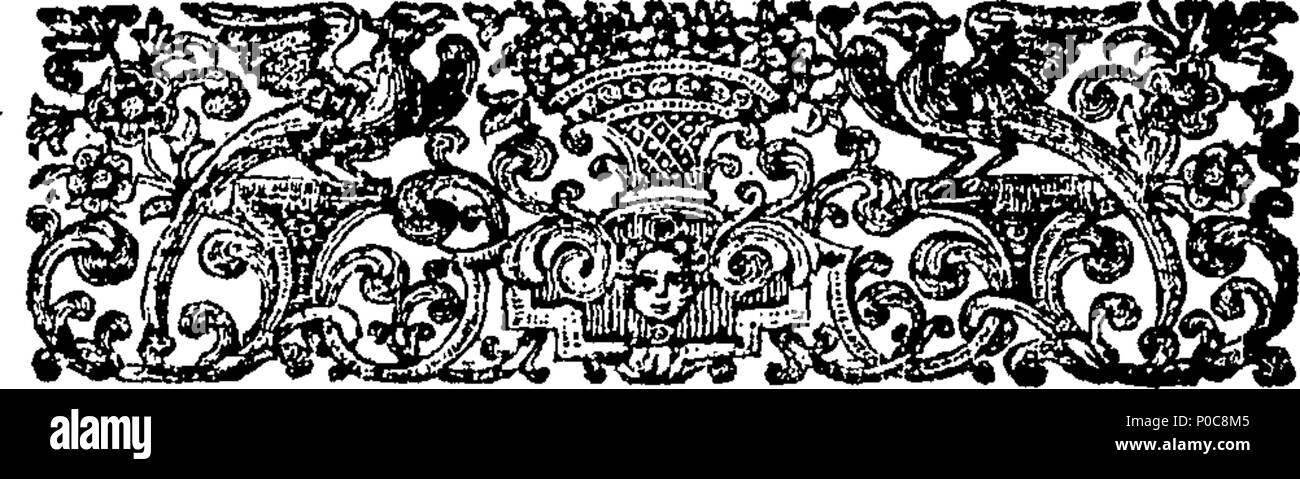 . Inglese: Fleuron dal libro: un notevole causa, su una nota di mano provare'd nella corte di coscienza, anno 1741. da una giuria speciale; in cui B---n D---------n, Esq; la guerra attore e W---------m H----------t, convenuta. ... Il tutto fedelmente preso in giù ... e indirizzo'd, in particolare per i cittadini degni di York. 182 una notevole causa, su una nota di mano provare'd nella corte di coscienza, anno 1741 Fleuron T145801-3 Foto Stock