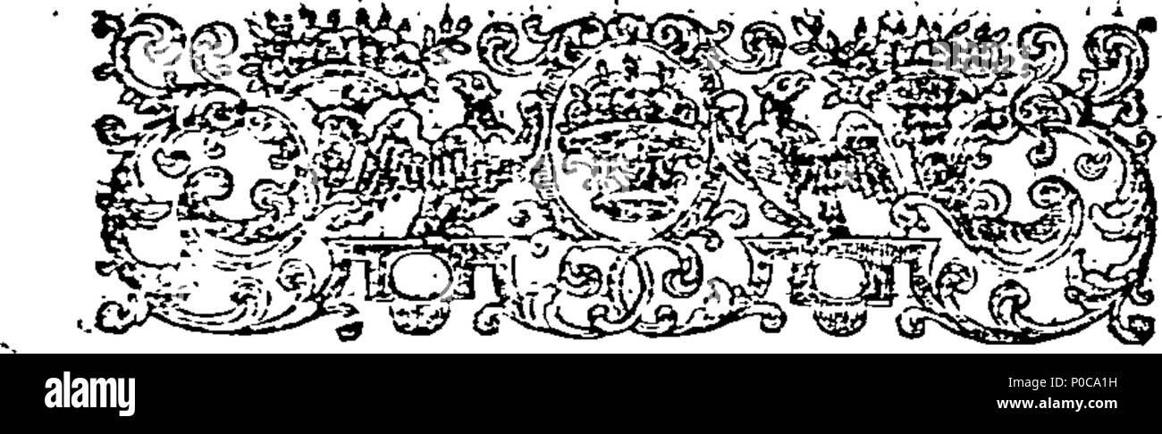 . Inglese: Fleuron dal libro: un divertente conto di tutti i paesi del mondo conosciuto. Descrivere le diverse religioni, abitudini, tempere, dogane, traffico, e produce. dei loro abitanti; il notevole curiosità tra di loro, sia di arte o di natura; la grande varietà di Strange Land e Sea-Animals; straordinaria piante, minerali, &c. adornano'd, occasionalmente, con tagli delle abitudini delle diverse persone e animali rari, cerimonie, edifici, &c. tutto stranamente inciso. 315 Un divertente conto di tutti i paesi del mondo conosciuto Fleuron T113017-5 Foto Stock