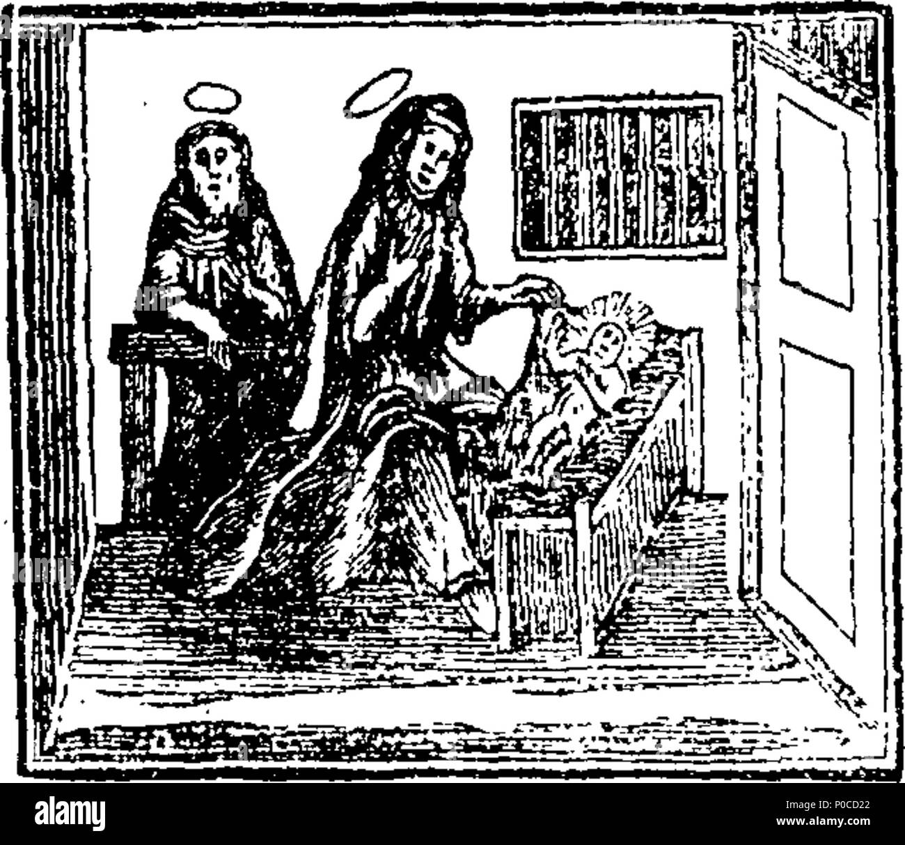 . Inglese: Fleuron dal libro: un sermone Christmas-Day, quasi quattordici cento anni di quel famoso Padre della Chiesa Greca, San Crisostomo; traduzione dal greco. 191 un sermone Christmas-Day, quasi quattordici cento anni di quel famoso Padre della Chiesa Greca, St Fleuron T055097-1 Foto Stock