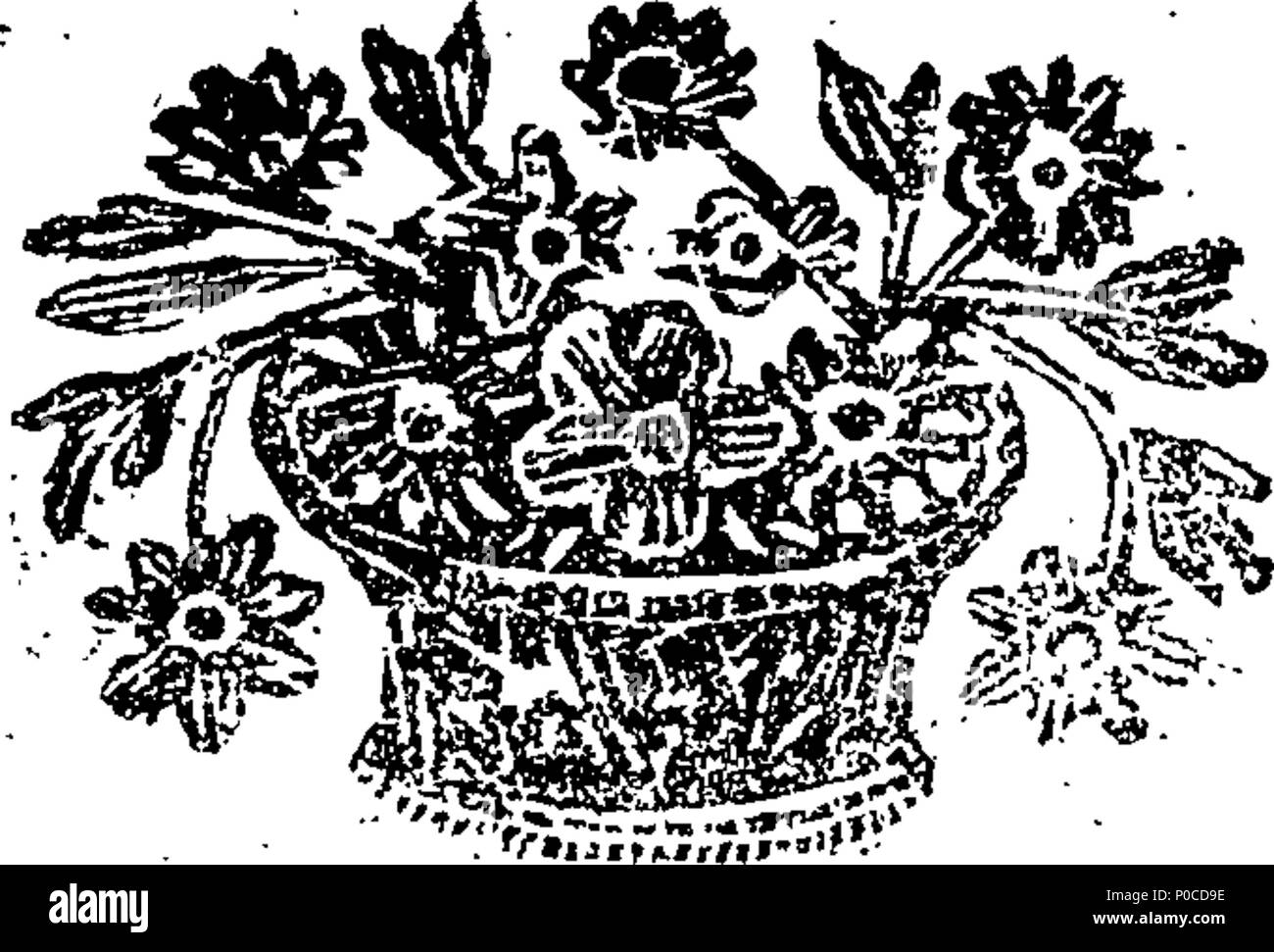 . Inglese: Fleuron dal libro: un sermone predicare'd a Ashby de la Zouch, Venerdì, Marzo 14, 1760, essendo il giorno designato da Sua Maestà per una Pubblica umiliazione per implorare il favore di non tener conto di tale rifiuto la Provvidenza per la nazione e la sua protezione dalla spada dei nemici implacabili delle sue leggi, la libertà e la religione. Da J. Garner, M.D. 191 un sermone predicare'd a Ashby de la Zouch Fleuron T197935-6 Foto Stock