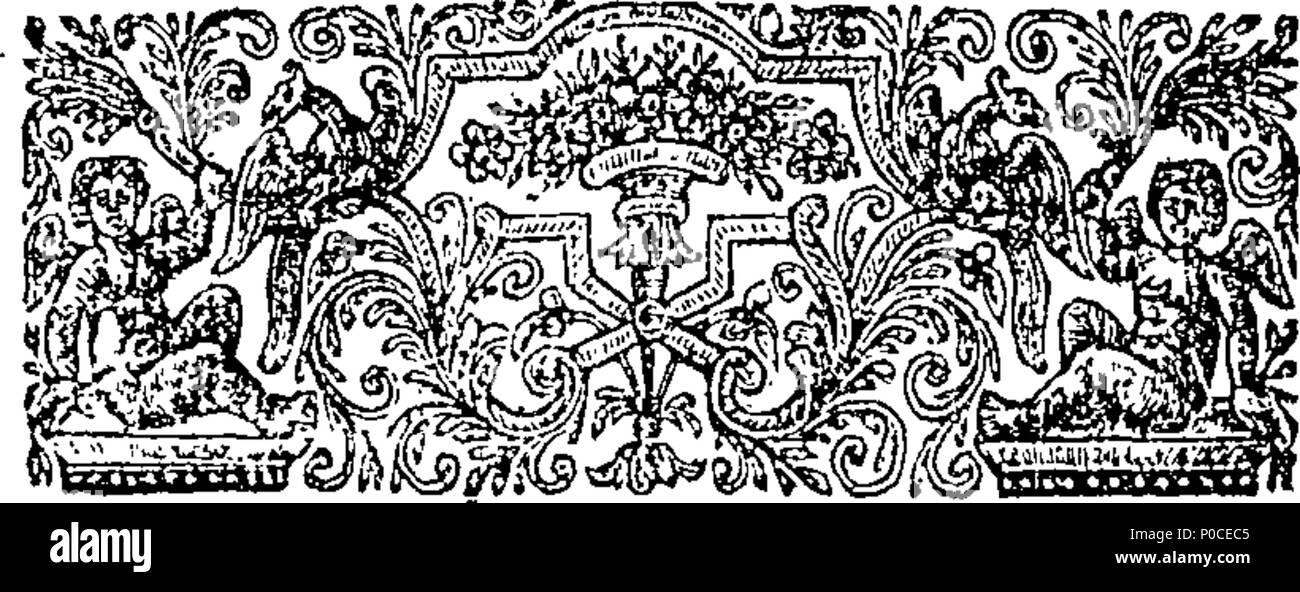 . Inglese: Fleuron dal libro: un sermone predicare'd prima i signori spirituale e temporale, in Abbey-Church a Westminster, il 11 giugno, 1742. Essendo l anniversario della sua maestà di happy adesione al trono. Da Nicolas Signore vescovo di St. Davids. 193 un sermone predicare'd prima i signori spirituale e temporale, in Abbey-Church a Westminster, il 11 giugno, 1742 Fleuron T101694-2 Foto Stock