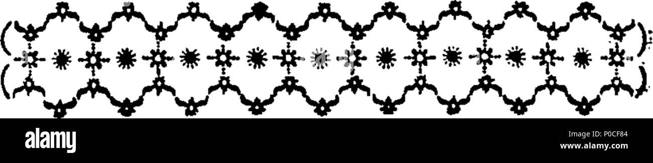 . Inglese: Fleuron dal libro: un sermone predicato Domenica, 4 aprile 1742. Prima dell'Università di Oxford. Da Charles Wesley, M. A. studente di Christ-Church. 198 un sermone predicato domenica 4 aprile 1742 Fleuron T177972-5 Foto Stock