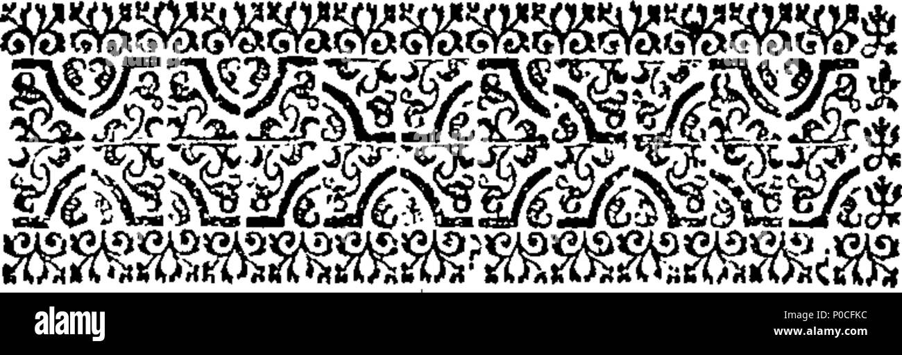 . Inglese: Fleuron dal libro: un sermone, predicare'd alla consacrazione del Reverendissimo Padre in Dio, Edmund Ld. Vescovo di Lincoln, a Somerset-House Chappel, domenica 12 febbraio. 1715-16. Da Hugh Boulter, D. D. Rettore del St. Olave Southwark e cappellano in un ordinario di Sua Maestà. Pubblicato da il comando di sua grazia il Signore Arch-Bishop di Canterbury e i Signori Vescovi di Londra, Winchester e Glocester. 199 un sermone, predicare'd alla consacrazione del Reverendissimo Padre in Dio, Edmund Ld Fleuron T101974-2 Foto Stock