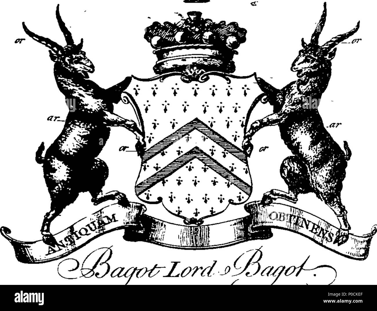 . Inglese: Fleuron dal libro: un supplemento per la quinta edizione di Collins Peerage of England; contenente un conto generale dei matrimoni, nascite, promozioni, decessi, &c. Che si sono verificati in ogni famiglia, da tale pubblicazione, nell'anno 1779, al tempo presente. Inoltre, la ricerca genealogica e storica conti di quelle famiglie che sono state avanzate per l'inglese Peerage, sia in discesa o creazione, poiché tale periodo. Con la loro paternità stemmi, creste, sostenitori, e Mottoes, incisi su Thirty-Four lastre di rame. Fedelmente raccolti da autentico delle genealogie in possessio Foto Stock . Inglese: Fleuron dal libro: un supplemento per la quinta edizione di Collins Peerage of England; contenente un conto generale dei matrimoni, nascite, promozioni, decessi, &c. Che si sono verificati in ogni famiglia, da tale pubblicazione, nell'anno 1779, al tempo presente. Inoltre, la ricerca genealogica e storica conti di quelle famiglie che sono state avanzate per l'inglese Peerage, sia in discesa o creazione, poiché tale periodo. Con la loro paternità stemmi, creste, sostenitori, e Mottoes, incisi su Thirty-Four lastre di rame. Fedelmente raccolti da autentico delle genealogie in possessio Foto Stock