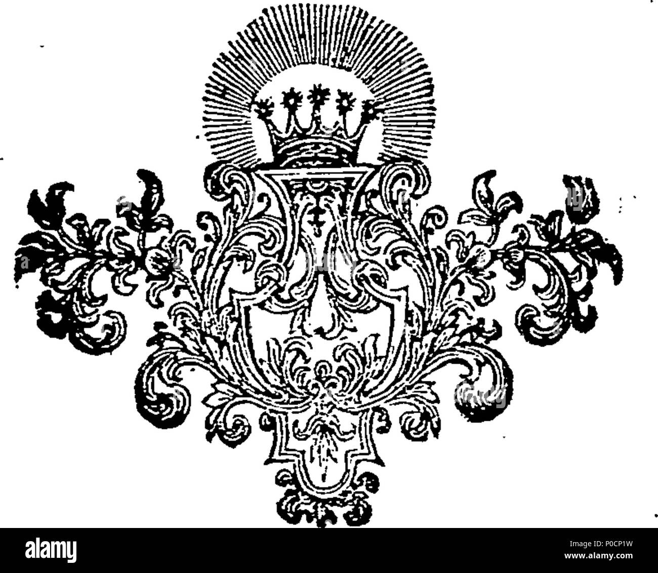 . Inglese: Fleuron dal libro: un'indagine sulla natura e originale del cinquantacinquesimo canon, da prove storiche e razionali; con una varietà di questioni incidentali relativi alla sua storia. Da Conyers posto, M.A. 314 Un'indagine sulla natura e originale del cinquantacinquesimo Fleuron canon T106923-3 Foto Stock
