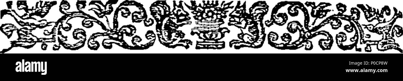 . Inglese: Fleuron dal libro: un riesame della storia dell'Inghilterra. In due volumi. ... Contenente i titoli e le pretese dei nostri numerosi re e la maggior parte notevole transazioni e ricorrenze in ogni regno, dalla conquista della Rivoluzione. ... Contenente le operazioni e le ricorrenze dei tre ultimi regna; vale a dire Re Giacomo II. Re Guglielmo III e Queen Anne. Dal Sig. Salmone. 184 un riesame della storia dell'Inghilterra Fleuron n015001-56 Foto Stock