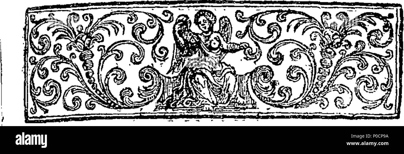 . Inglese: Fleuron dal libro: un riesame della storia dell'Inghilterra. In due volumi. ... Contenente i titoli e le pretese dei nostri numerosi re e la maggior parte notevole transazioni e ricorrenze in ogni regno, dalla conquista della Rivoluzione. ... Contenente le operazioni e le ricorrenze dei tre ultimi regna; vale a dire Re Giacomo II. Re Guglielmo III e Queen Anne. Dal Sig. Salmone. 184 un riesame della storia dell'Inghilterra Fleuron n015001-59 Foto Stock