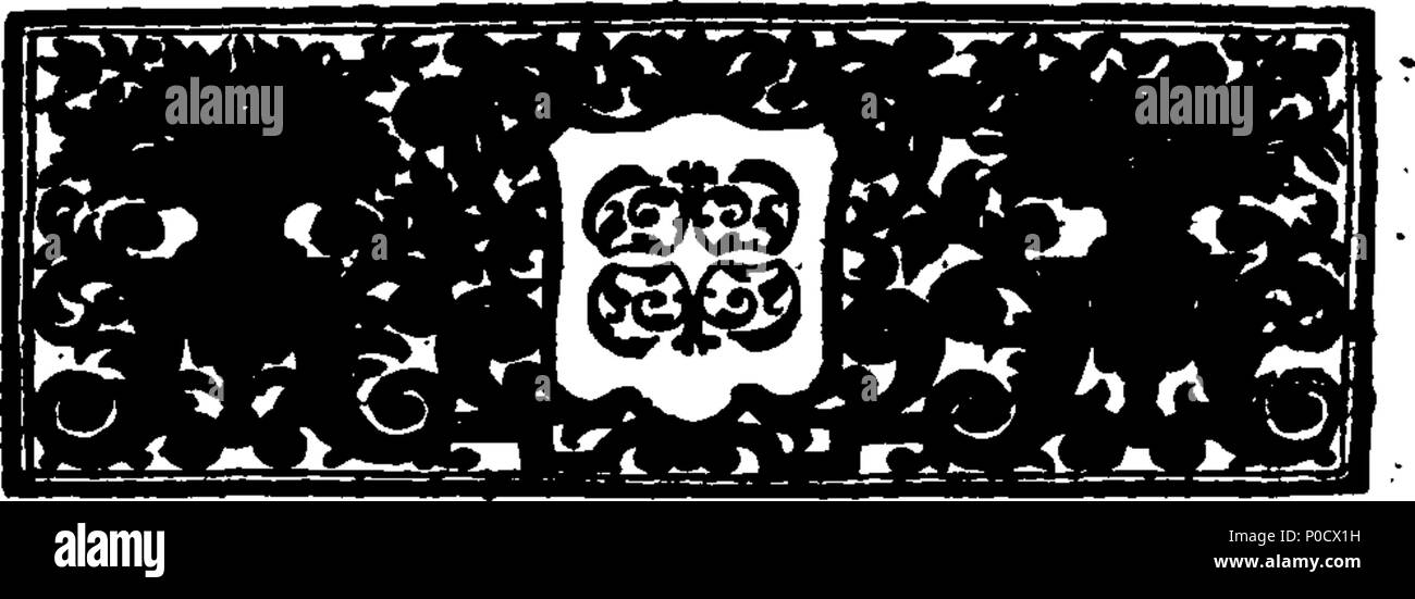 . Inglese: Fleuron dal libro: un breve conto dell'uragano, che passano'd montaggio passante l'inglese Caribbee Leeward Islands, Sabato 30 Giugno 1733. Con commento. In una lettera di un abitante di sua maestà dell isola di Nevis, a un signore di Londra. 200 una breve considerazione dell'uragano, che passano'd montaggio passante l'inglese Caribbee Leeward Islands, sabato 30 giugno 1733 Fleuron T178521-4 Foto Stock
