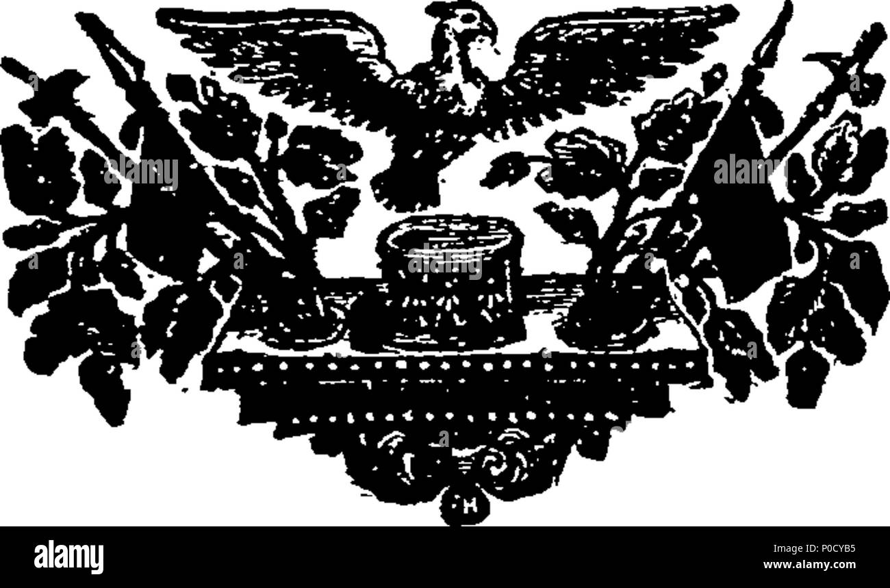 . Inglese: Fleuron dal libro: un breve esame critico della vita politica di Oliver Cromwell, Lord-Protector del Commonwealth di Inghilterra, Scozia e Irlanda. Compresa sotto i seguenti capi: la sua discesa, alleanze e primi anticipi per popolarità; con una vista delle motivazioni per la guerra civile e i sentimenti di mr. Locke e un parlamento britannico in materia di resistenza. Suoi militari, exploit e meraviglioso successo nelle guerre civili, durante la vita del re Carlo I. La sua azioni militari dopo che il re della morte, durante il suo governo in Irlanda. La sua guerra contro gli scozzesi sotto ki Foto Stock