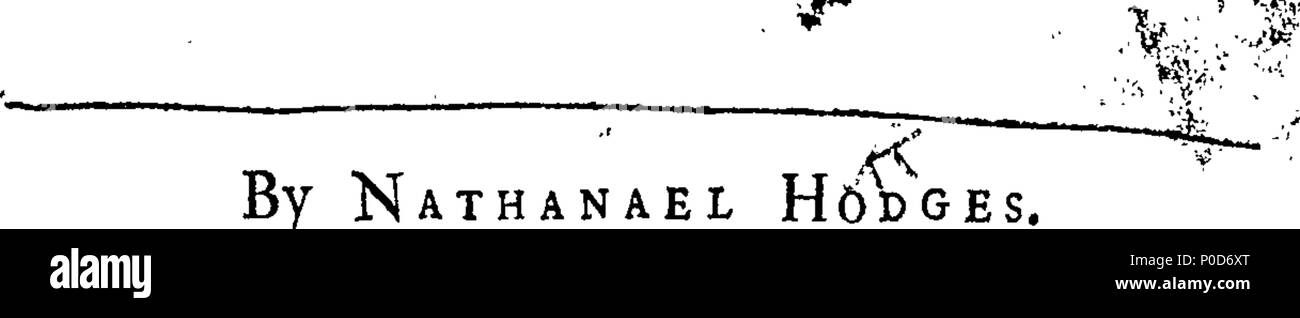 . Inglese: Fleuron dal libro: un sermone predicare'd Novemb. 29. 1709. in Whitestreet, Southwark, in occasione di un veloce observ'd da diverse congregazioni religiose e su Londra. Da Natanaele Hodges. 195 un sermone predicare'd Novemb Fleuron T066241-1 Foto Stock