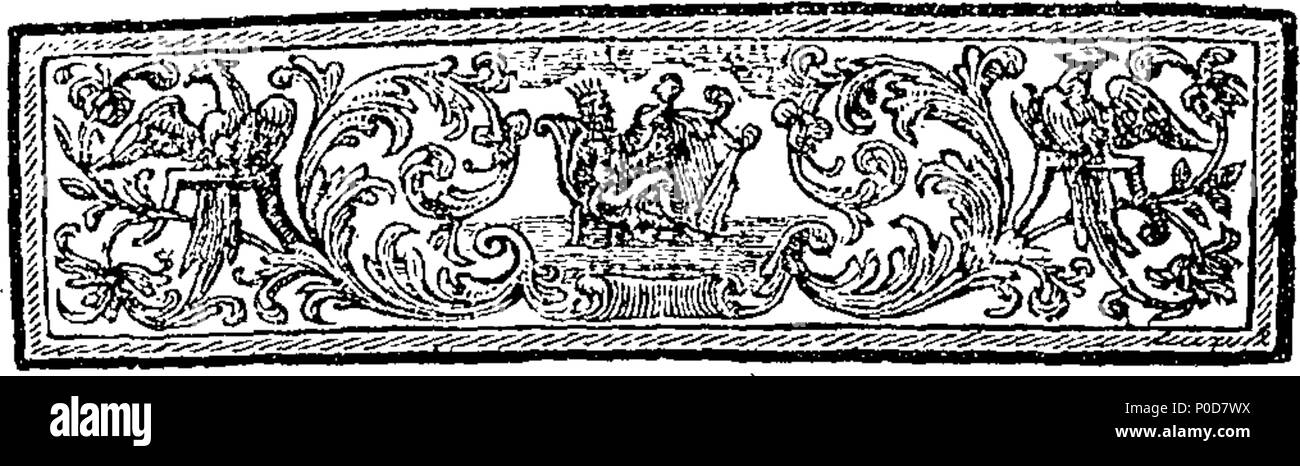 . Inglese: Fleuron dal libro: un sermone predicato prima della Società per la propagazione del Vangelo nelle parti di esteri; a loro anniversario incontro in parrocchia-chiesa di Santa Maria-le-Bow; Venerdì 16 Febbraio, 1721. Dalla destra del Reverendo Padre in Dio, Hugh, Signore Vescovo di Bristol. 197 un sermone predicato prima della Società per la propagazione del Vangelo nelle parti di esteri; a loro anniversario incontro in Fleuron T047760-2 Foto Stock