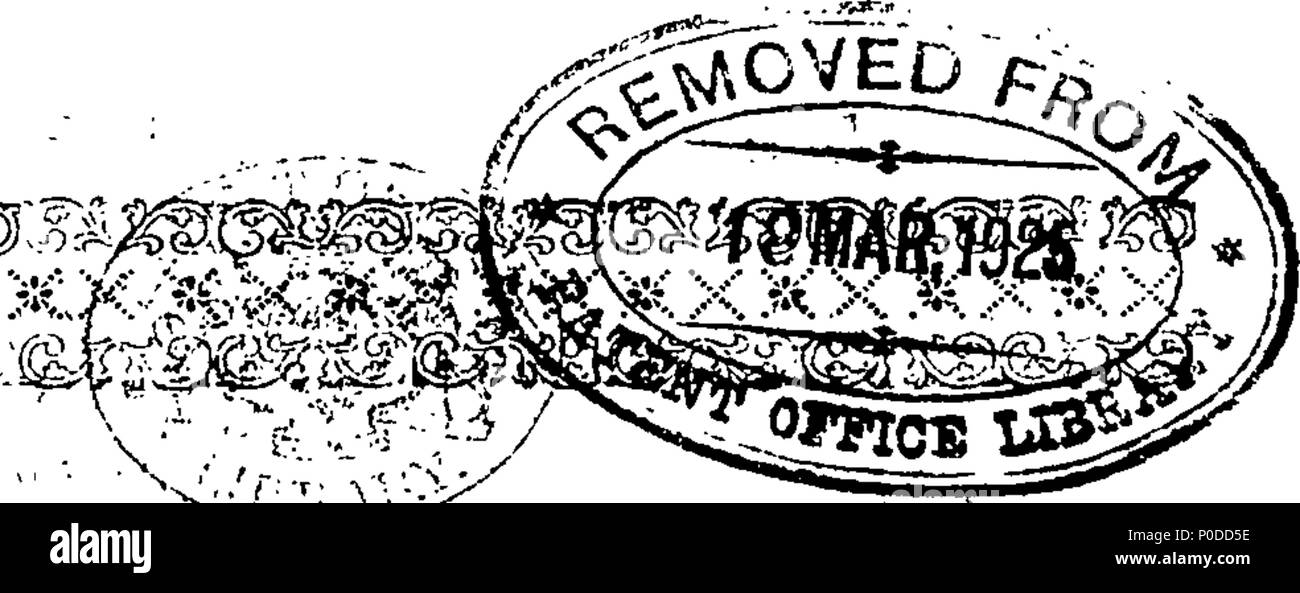 . Inglese: Fleuron dal libro: una descrizione succinta di quella elaborata e inimitabile pila di arte, chiamato, il microcosmo; con un breve resoconto di sistema solare: intervallati con sentimenti poetici sui pianeti. Estratto da la maggior parte approvato gli autori su questo tema. 211 una succinta descrizione di quella elaborata e inimitabile pila di arte Fleuron T004886-1 Foto Stock