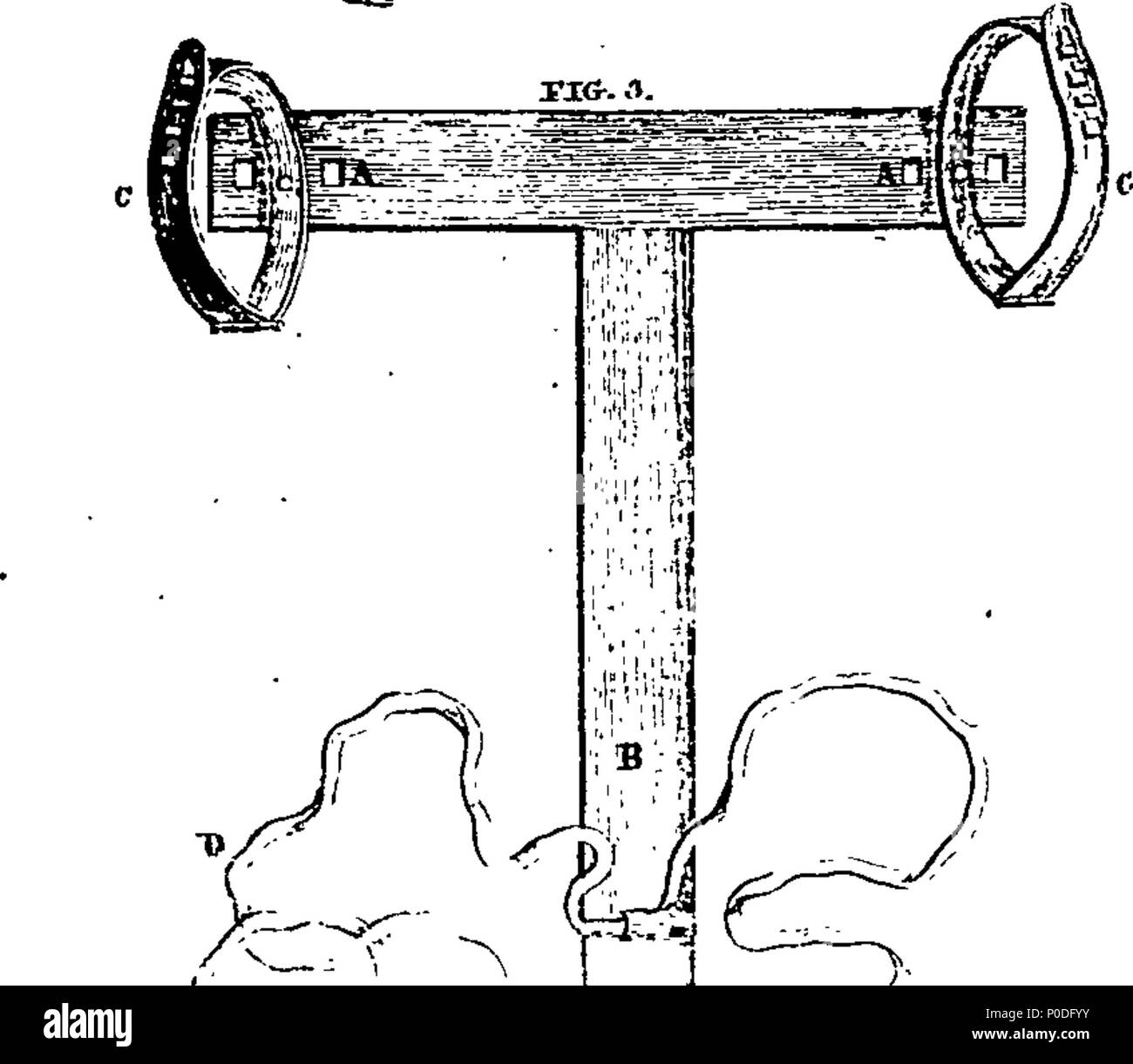 . Inglese: Fleuron dal libro: un sistema di intervento chirurgico. Da Benjamin Bell, membro del Royal College of Surgeons di Irlanda e di Edimburgo Uno dei chirurghi per il Royal Infirmary e membro della Royal Society di Edimburgo. Illustrato con copperplates. ... 219 un sistema di chirurgia Fleuron T080365-34 Foto Stock