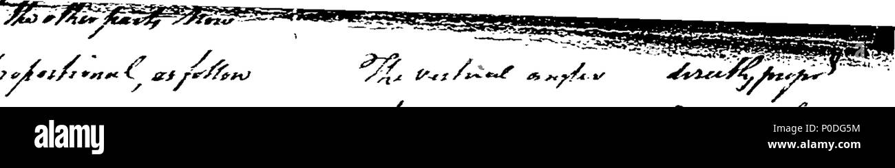. Inglese: Fleuron dal libro: un sistema della matematica, contenente la geometria euclidea, piano e trigonometria sferica; la proiezione della sfera, entrambi ortografica e stereografica, astronomia, l'uso dei globi e navigazione: il modo di calcolo del Appulses della luna per le stelle fisse e la loro Occultations mediante interposizione del suo Corpo, molto utile per determinare la differenza di longitudine tra luoghi. Con un conto dei diversi metodi proposti e fatto uso di, dai più celebrati gli astronomi per accertare la stessa. Nuove tabelle solare, con le loro emissioni di CO Foto Stock