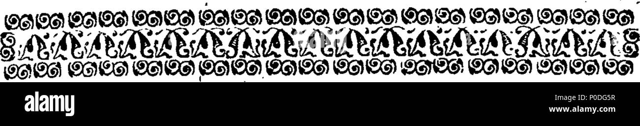 . Inglese: Fleuron dal libro: un sistema della matematica, contenente la geometria euclidea, piano e trigonometria sferica; la proiezione della sfera, entrambi ortografica e stereografica, astronomia, l'uso dei globi e navigazione: il modo di calcolo del Appulses della luna per le stelle fisse e la loro Occultations mediante interposizione del suo Corpo, molto utile per determinare la differenza di longitudine tra luoghi. Con un conto dei diversi metodi proposti e fatto uso di, dai più celebrati gli astronomi per accertare la stessa. Nuove tabelle solare, con le loro emissioni di CO Foto Stock