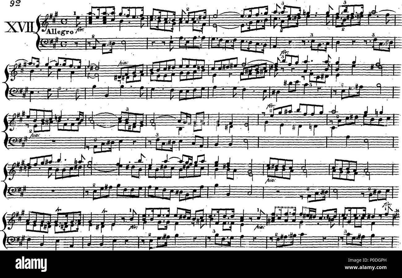 . Inglese: Fleuron dal libro: un terzo insieme di selezionare brani per organo eseguite presso la chiesa di San Giorgio Hanover-Square. Dedicato a destra Honble. Signore Visconte Fitzwilliam, dalla sua signoria più servo obbediente John Keeble. Questi Pleecs alsho' composto di organo sono ugualmente di migliorare e divertente sulla Harphehord. 221 un terzo insieme di selezionare brani per organo eseguite presso la chiesa di St Fleuron T180280-47 Foto Stock