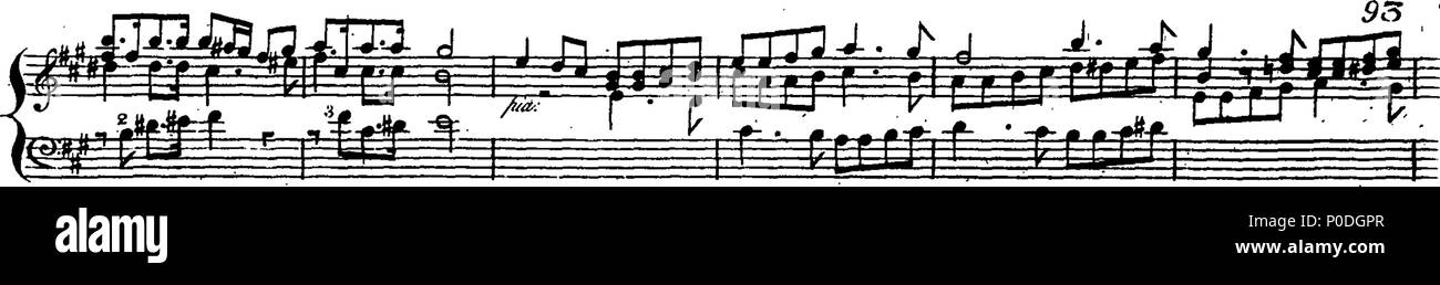 . Inglese: Fleuron dal libro: un terzo insieme di selezionare brani per organo eseguite presso la chiesa di San Giorgio Hanover-Square. Dedicato a destra Honble. Signore Visconte Fitzwilliam, dalla sua signoria più servo obbediente John Keeble. Questi Pleecs alsho' composto di organo sono ugualmente di migliorare e divertente sulla Harphehord. 221 un terzo insieme di selezionare brani per organo eseguite presso la chiesa di St Fleuron T180280-50 Foto Stock