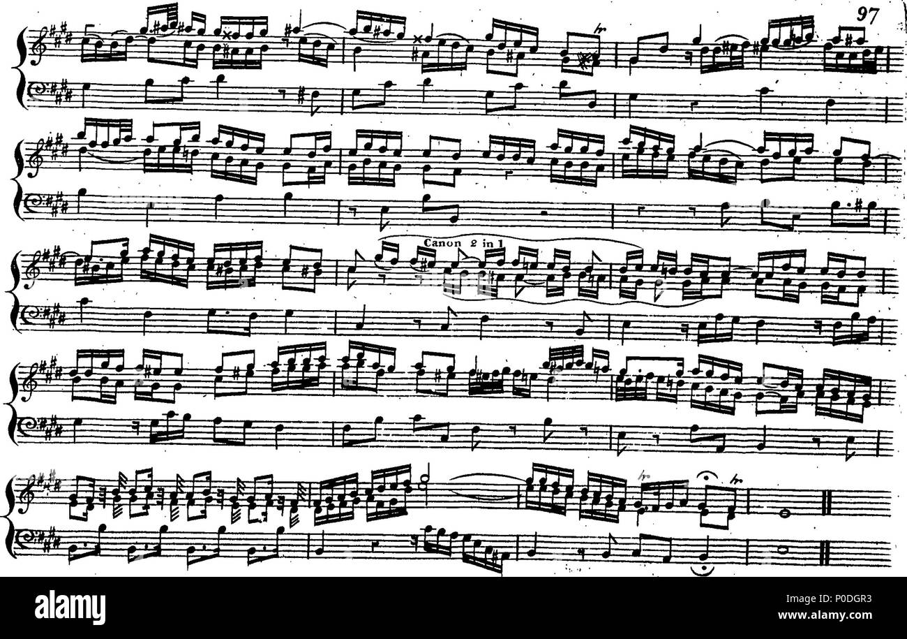 . Inglese: Fleuron dal libro: un terzo insieme di selezionare brani per organo eseguite presso la chiesa di San Giorgio Hanover-Square. Dedicato a destra Honble. Signore Visconte Fitzwilliam, dalla sua signoria più servo obbediente John Keeble. Questi Pleecs alsho' composto di organo sono ugualmente di migliorare e divertente sulla Harphehord. 221 un terzo insieme di selezionare brani per organo eseguite presso la chiesa di St Fleuron T180280-57 Foto Stock