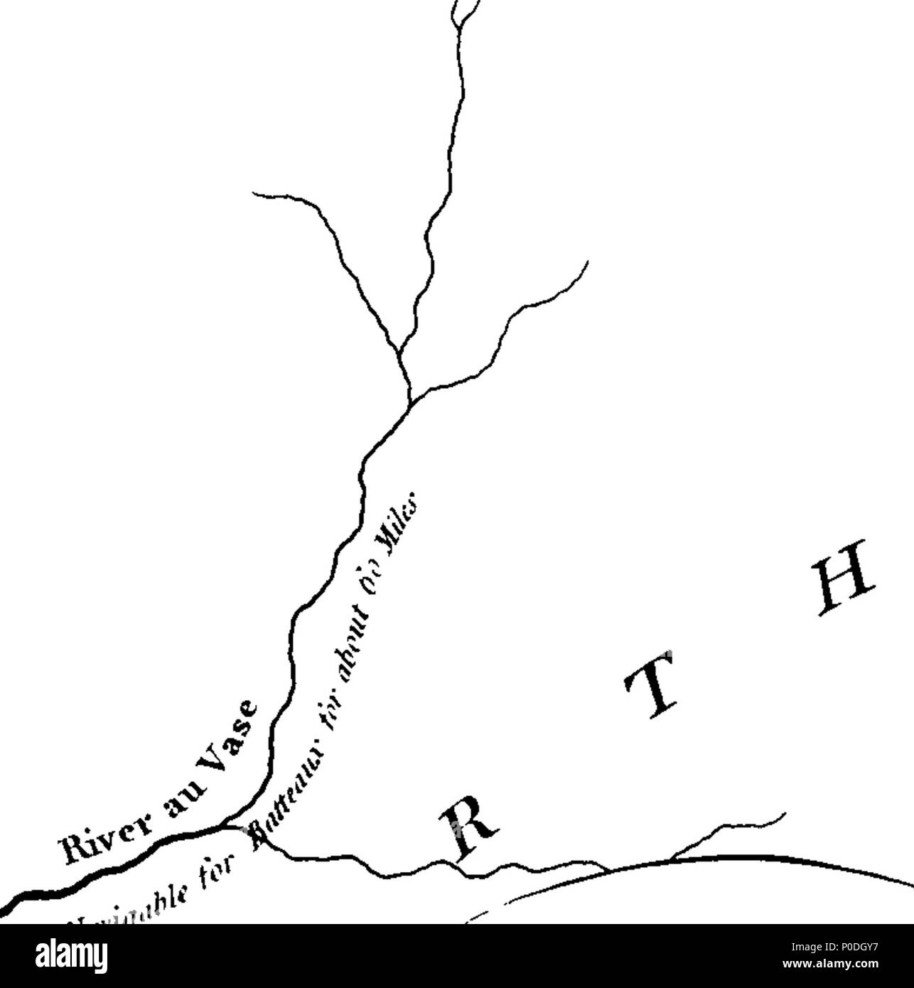 . Inglese: Fleuron dal libro: una descrizione topografica del territorio occidentale del Nord America: contenente un breve resoconto del suo suolo, clima, storia naturale, popolazione, agricoltura, modi, e dogana. Con una ampia descrizione di diverse divisioni in cui il paese è partizionato. Ai quali si sono aggiunti, I. La scoperta, liquidazione, e il presente stato del Kentucky; con un saggio verso la topografia e la storia naturale di questo importante paese, da J. Filson. Anche il verbale del Consiglio Piankashaw, 1784. II. Un conto delle nazioni indiani che abitano entro i limi Foto Stock