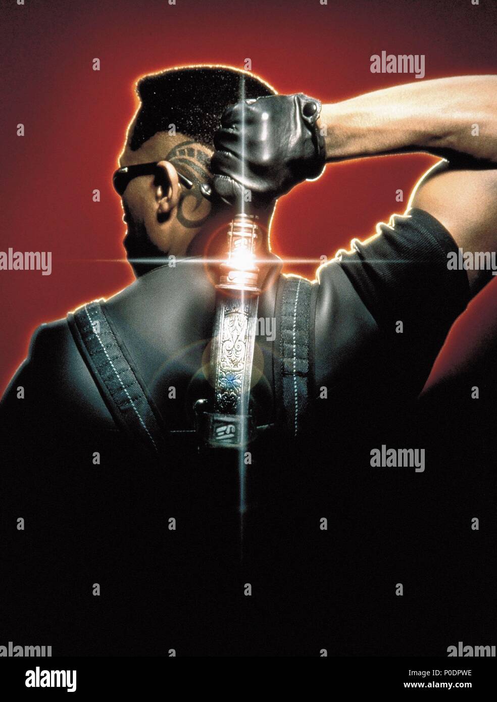 Pellicola originale titolo: blade. Titolo inglese: blade. Regista: STEPHEN NORRINGTON. Anno: 1998. Stelle: Wesley Snipes. Credito: New Line Cinema / Album Foto Stock