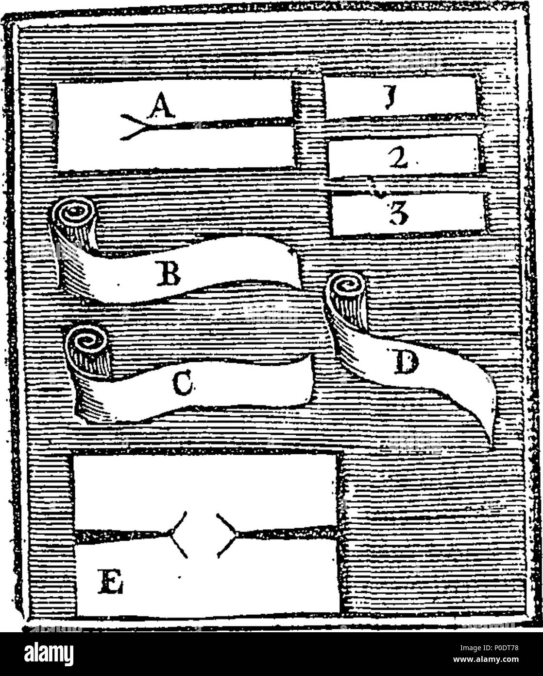 Inglese Fleuron Dal Libro Un Trattato Delle Malattie Delle Ossa Contenente Un Esatto E Compleat Conto