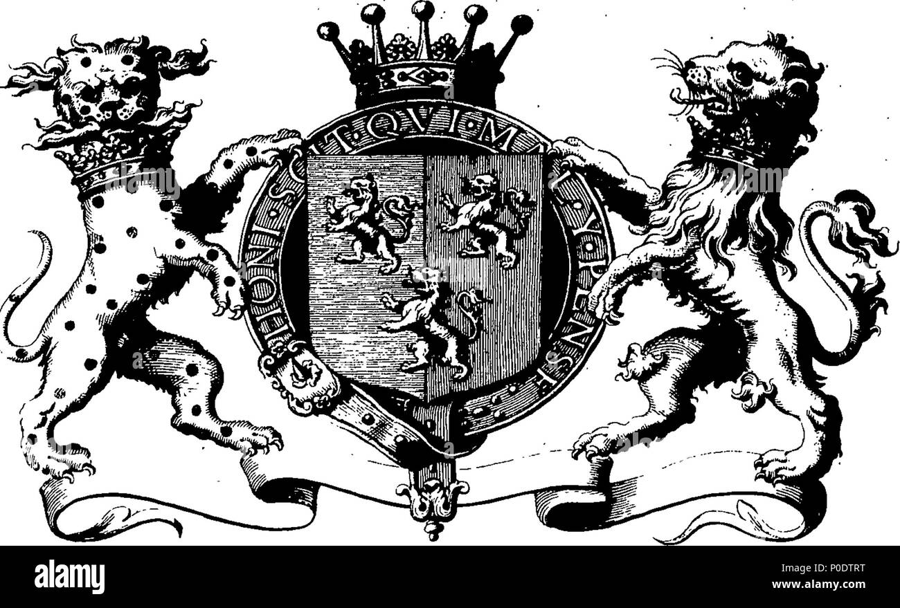 . Inglese: Fleuron dal libro: un trattato di cinque ordini di colonne in architettura, Toscane, dorico, ionico e corinzio e composito. In cui le proporzioni dei caratteri e dei membri delle loro diverse colonnine, colonne e Entablatures, sono distintamente considerare'd rispetto alla pratica della Antients e rinoceronti. Anche una più naturale, Easie e metodo praticabile stabilite per la determinazione della parte mostminute in tutti gli ordini, senza una frazione. Al quale è allegato'd, un discorso concernente lesene: e di numerosi abusi introduc'd in architettura. Engraven su sei piastre folio o Foto Stock