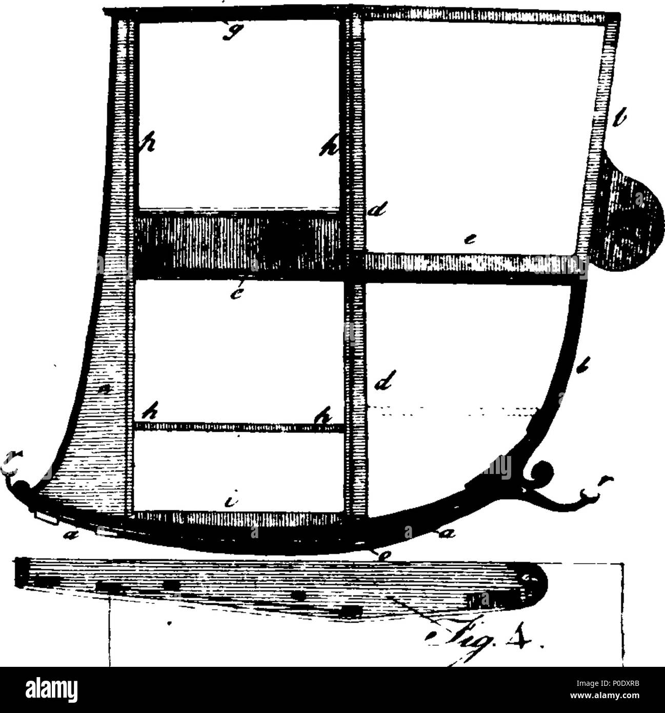 . Inglese: Fleuron dal libro: un trattato su carrelli. Comprendere carrozze, carri, Phaetons, curricles, whisky, &c. Insieme con loro il corretto cablaggio. In cui i prezzi equi di ogni articolo sono indicate con precisione. Da William Felton, Coach-Maker, n. 36, Leather-Lane, Holborn. 233 una dissertazione su carrelli Fleuron T145945-2 Foto Stock