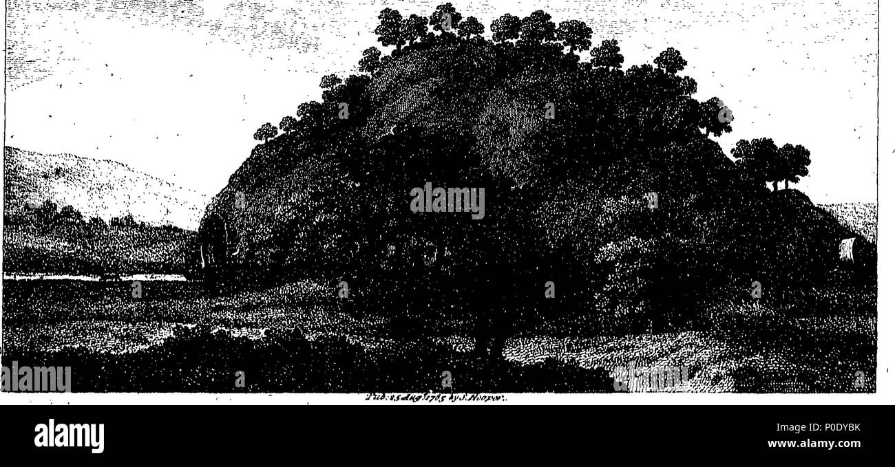 . Inglese: Fleuron dal libro: un trattato di navigazione interna: illustrato con un intero piano del foglio, delineando il corso di un canale navigabile da Londra a Norwich e Lynn, attraverso le contee di Essex e Suffolk e Norfolk, indicando ogni città e villaggio attraverso il quale si è proposto di passare. Con due altri piani per dimostrare la fattibilità di eseguire il complesso con successo: e un piano per estendere la navigazione da Bishop-Stortford a Cambridge, senza passare attraverso i giardini o parchi di Shotgrove o Audley End; da cui l'opposizione che è sempre stata fatta da t Foto Stock