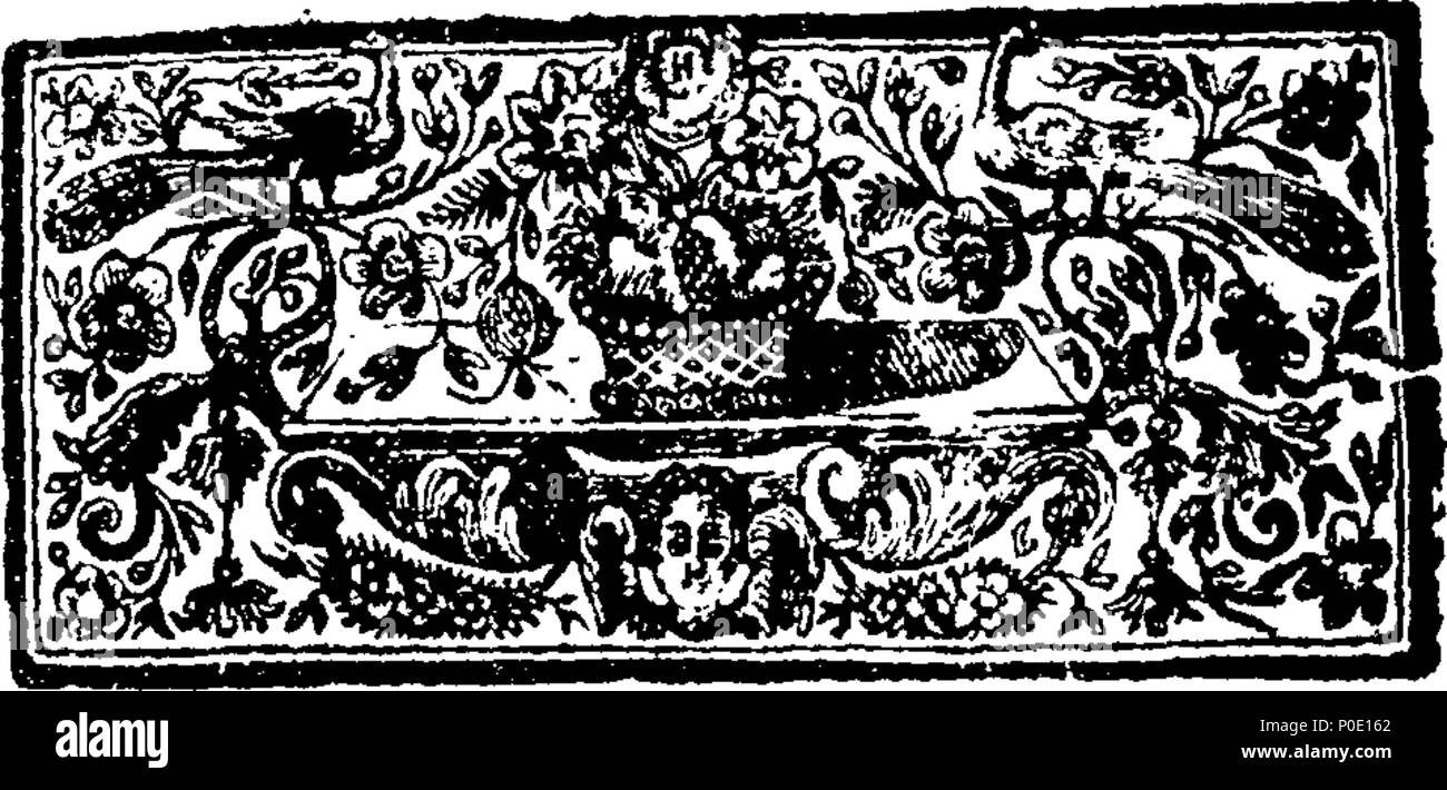 . Inglese: Fleuron dal libro: una vista del potere reale del Papa e della potenza del sacerdozio oltre i laici. Con un conto come essi lo utilizzano. Da T. H. Esq; 243 una vista del potere reale del Papa e della potenza del sacerdozio oltre i laici Fleuron T072540-2 Foto Stock