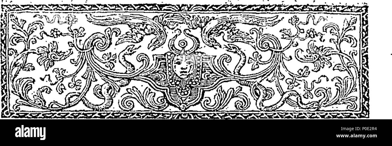 . Inglese: Fleuron dal libro: una convalida del compianto Arcivescovo Sancroft e dei suoi fratelli il resto della depriv'd vescovi, dalle riflessioni del sig. maresciallo in sua difesa della nostra costituzione in stato e chiesa: in particolare per quanto riguarda il loro rifiuto di pubblicare un orrore del principe di Orange dell' invasione; il loro incontro a Guild-Hall, e i loro sforzi per una reggenza. In una lettera ad un amico. 246 una convalida del compianto Arcivescovo Sancroft Fleuron T050862-3 Foto Stock