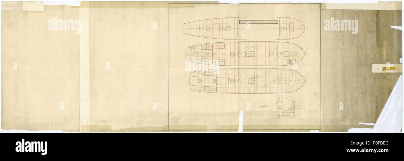 . Inglese: ABONDANCE FL.1781 [francese] linee & profilo 256 ABONDANCE FL.1781 (francese) RMG J6831 Foto Stock