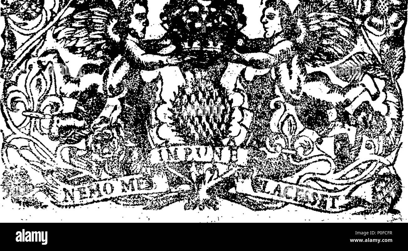 . Inglese: Fleuron dal libro: Act scaricando la indossa di seta degli animali e il velluto e timbrato caligo. 258 Act scaricando la indossa di seta degli animali e il velluto e timbrato caligo. Fleuron N054245-2 Foto Stock