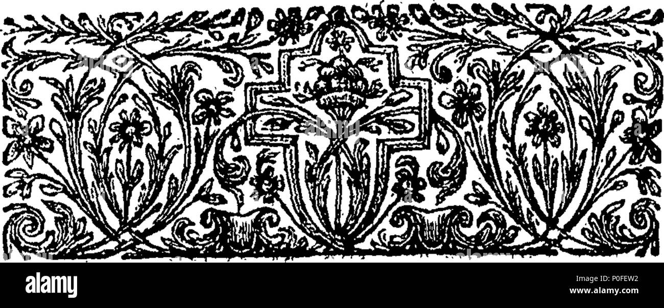 . Inglese: Fleuron dal libro: un viaggio in Arabia Folix attraverso il mare orientale e la Streights del Red-Sea, essendo il primo realizzato dai francesi negli anni 1708, 1709 e 1710. Insieme con un conto in particolare di un viaggio da moca da Muab o Mowahib, alla corte del re di Yaman, nella loro seconda spedizione, negli anni 1711, 1712, e 1713. Anche una narrazione riguardante la struttura ad albero e frutto di caffè. Raccolti dalle osservazioni di chi ha fatto l'ultimo viaggio; e uno storico Trattato dell'originale e il progresso di caffè, sia in Asia che in Europa. Tradotto dal Fren Foto Stock