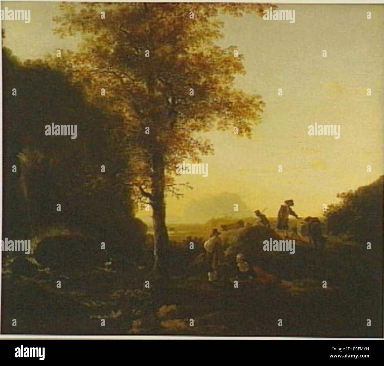 . Questo oggetto è indicizzato in RKDimages, database dell'Istituto olandese per la storia dell'arte, al di sotto del riferimento 28021. Čeština | English | français | македонски | Nederlands | +/- . Inglese: paesaggio di montagna con i viaggiatori 266 Adam Pijnacker - paesaggio di montagna con i viaggiatori Foto Stock