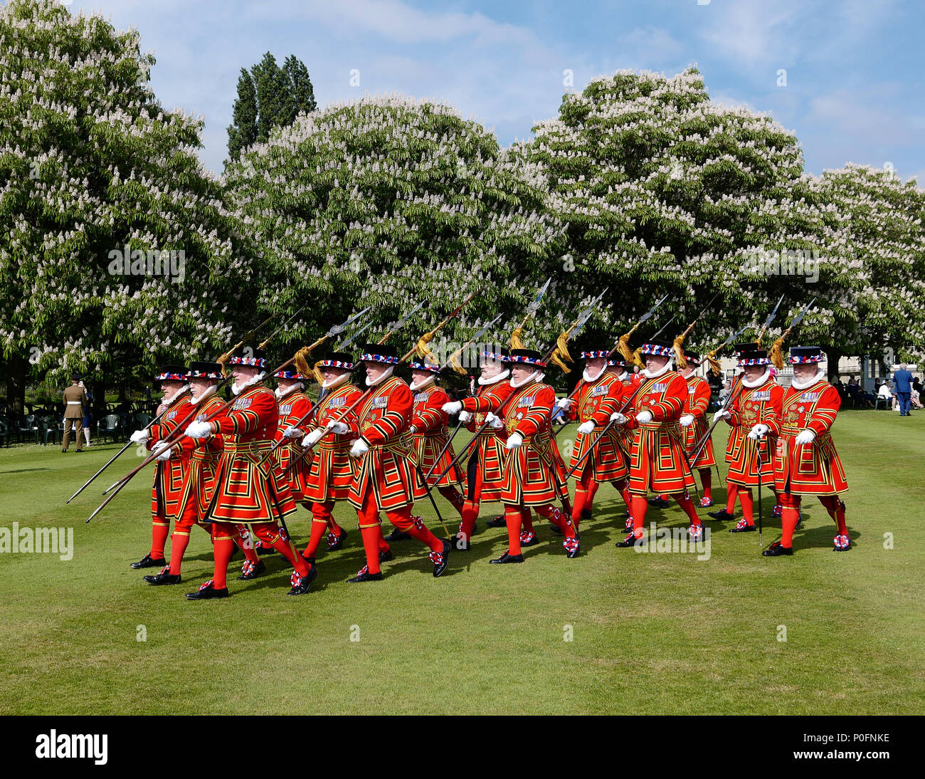 La Yeoman della regina della guardia del corpo Foto Stock