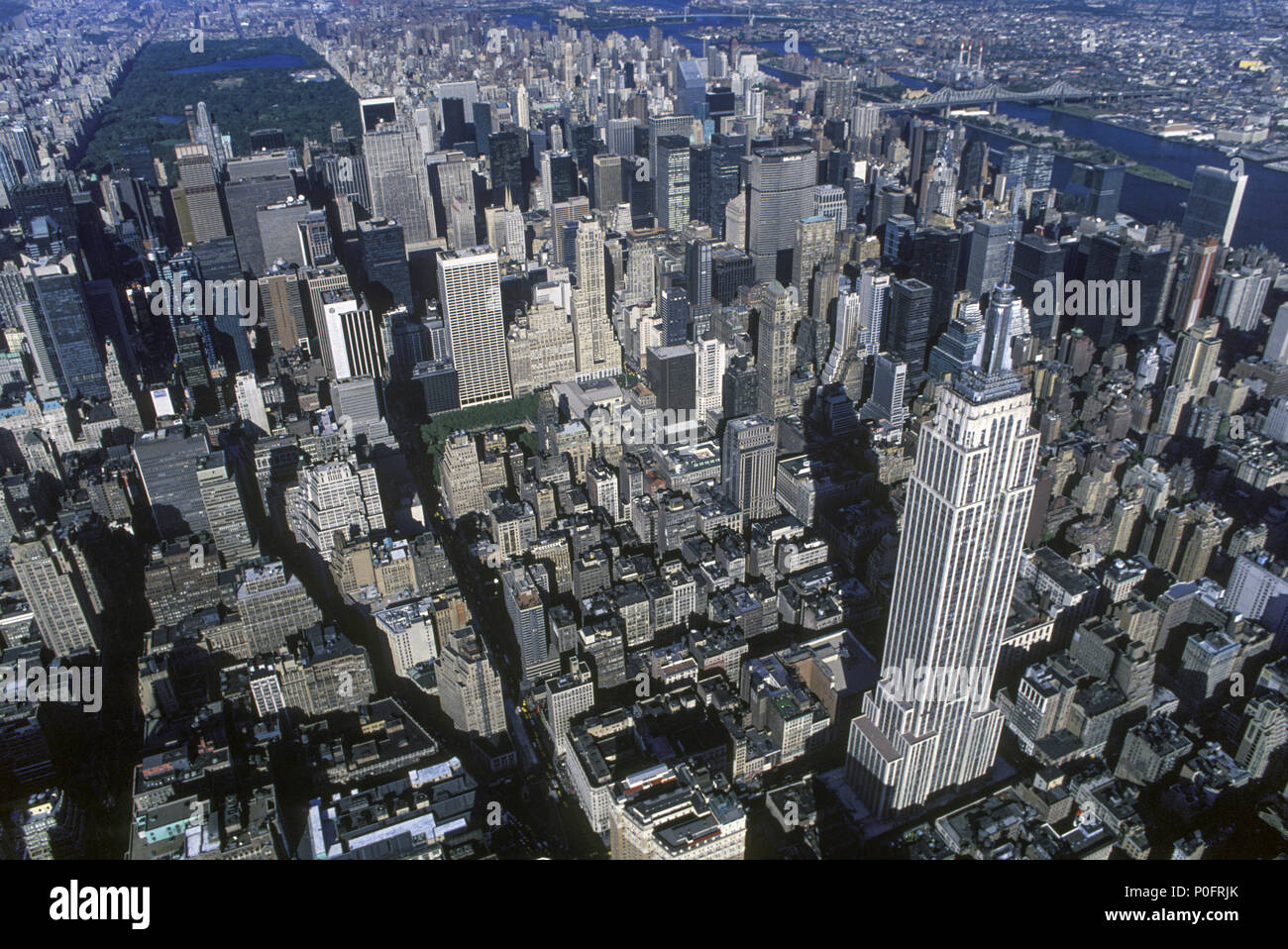 Storico 1993 Empire State Building (©SHREVE LAMB & HARMON 1931) Midtown Manhattan NEW YORK CITY USA Foto Stock