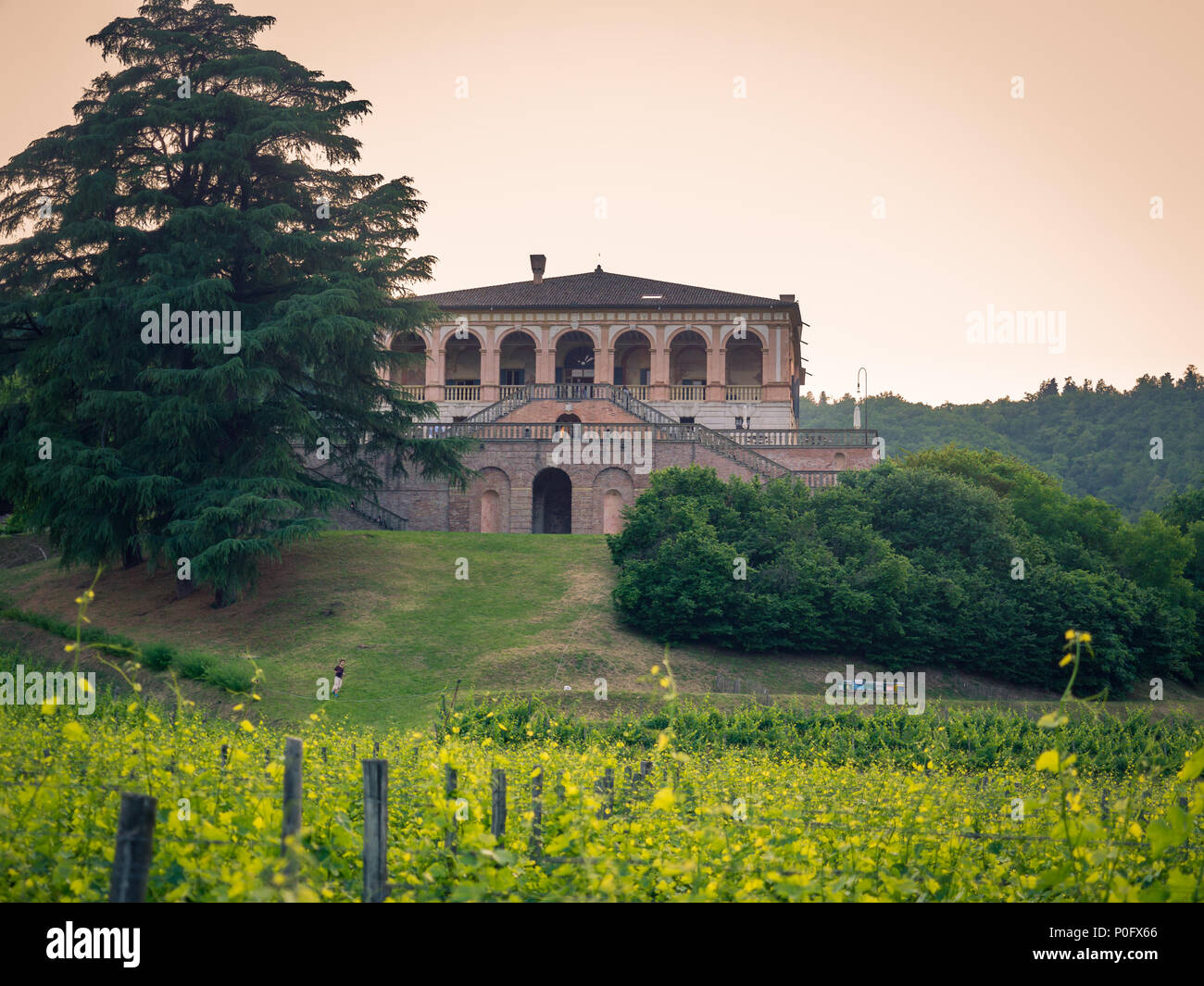 Torreglia, Italia - 26 Maggio 2018: Villa dei Vescovi è un veneziano di villa rinascimentale. Attualmente è un museo aperto al pubblico. Foto Stock