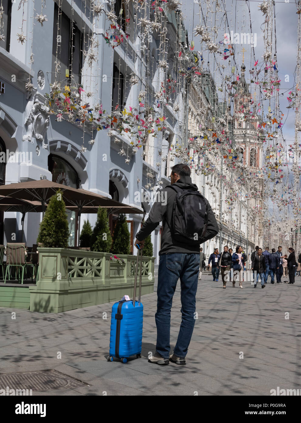 Piazza Rossa Mosca il Cremlino, Russia Foto Stock