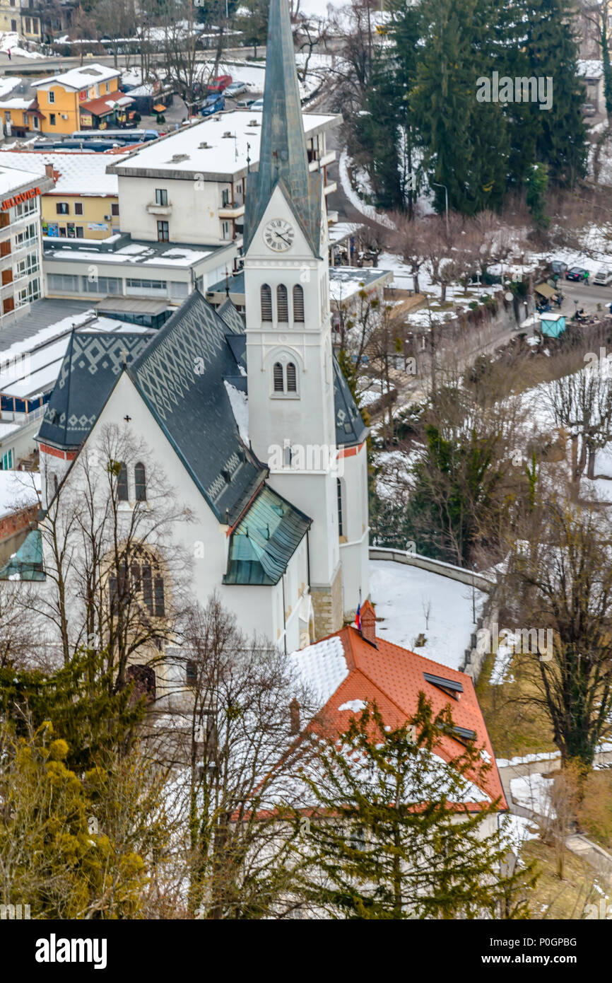 San Martino La chiesa parrocchiale Foto Stock