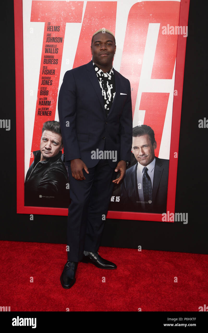 Westwood, CA, Stati Uniti d'America. Il 7 giugno, 2018. 07 Giugno 2018 - Westwood, California - Sam Richardson. ''TAG'' LA Premiere. Credito: F. Sadou/AdMedia/ZUMA filo/Alamy Live News Foto Stock