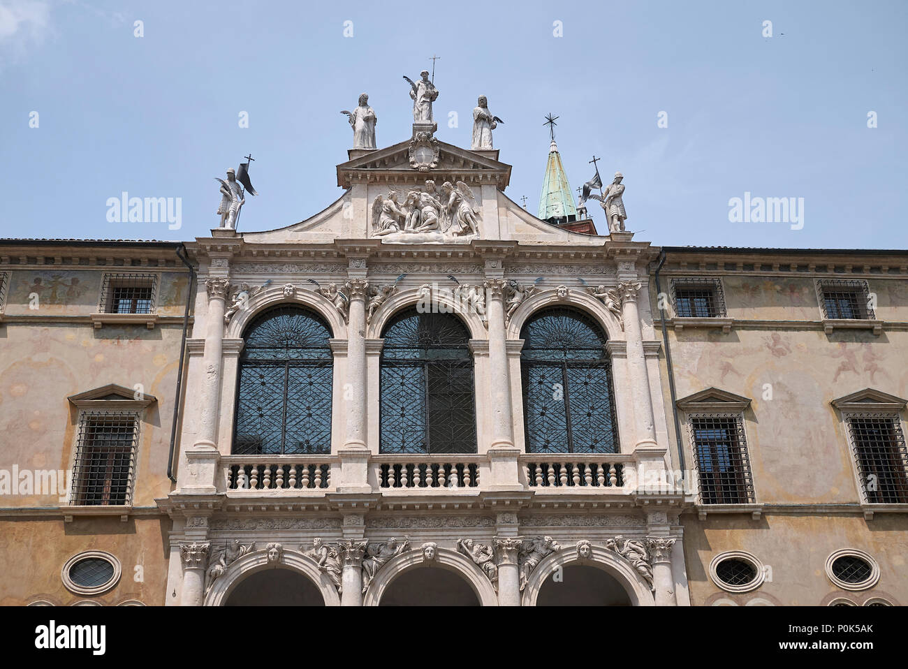 Vicenza, Italia - 26 Maggio 2018: Veduta della chiesa di San Vincenzo Foto Stock